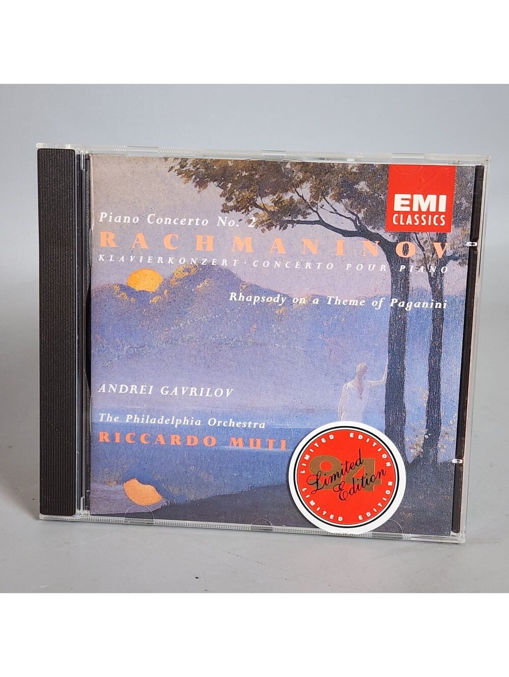 Rachmaninov Piano Concerto No. 2 Rhapsody Paganini Gavrilov Muti EMI CD